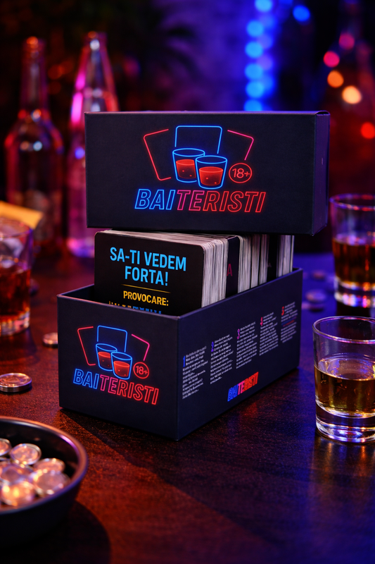 BaiTeRisti – Varianta Originală, perfect pentru petreceri, cabane, Revelion si cadouri, +18