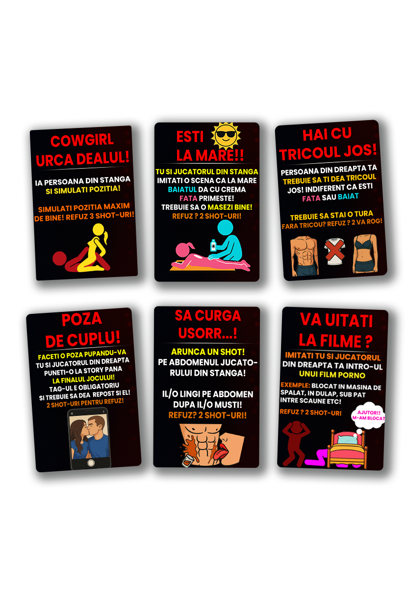 BaiTeRisti – Varianta Originală, perfect pentru petreceri, cabane, Revelion si cadouri, +18