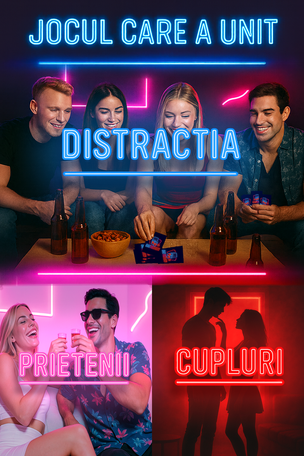 BaiTeRisti – Varianta Originală, perfect pentru petreceri, cabane, Revelion si cadouri, +18